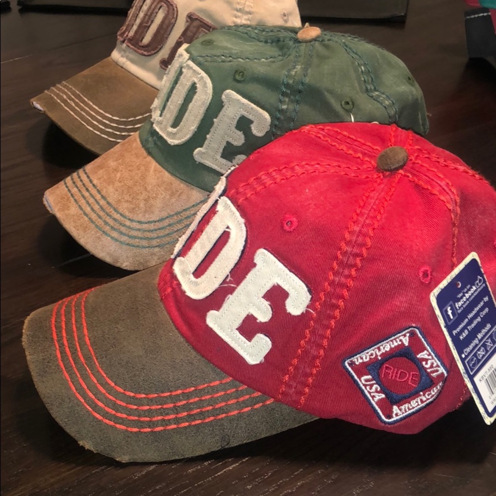 RIDE Distressed Baseball Cap - Picture 5 of 16